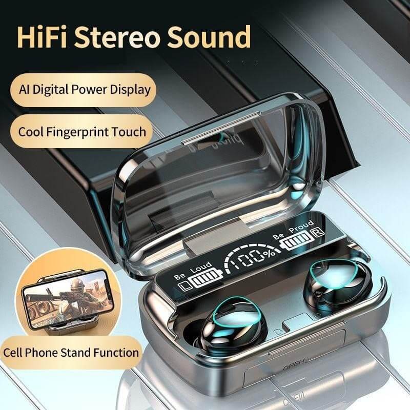 M10 BT Wireless Earbuds V5.3 Earphone with Power Bank Charging Case