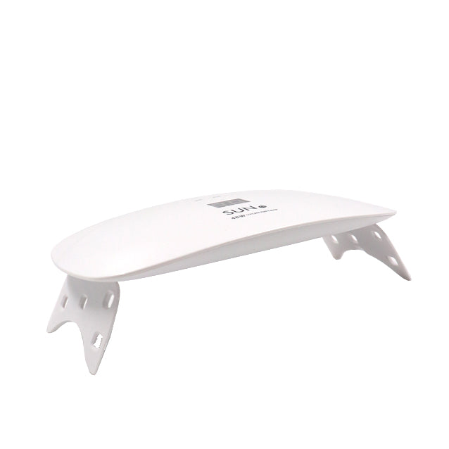 Portable Mini LED Gel Curing UV Nail Lamp Drier – White