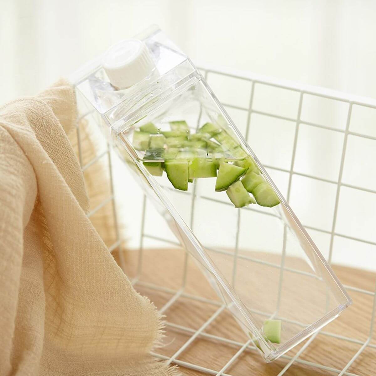 Clear Milk / Water Bottle – 1 Litre