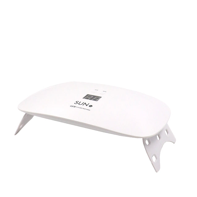Portable Mini LED Gel Curing UV Nail Lamp Drier – White